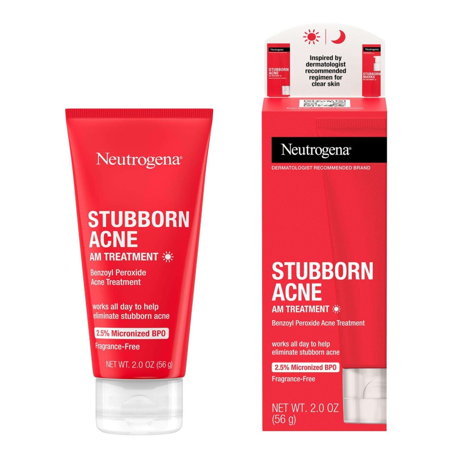 Treatment & Serums * | Stubborn Acne Am Treatment Neutrogena Official