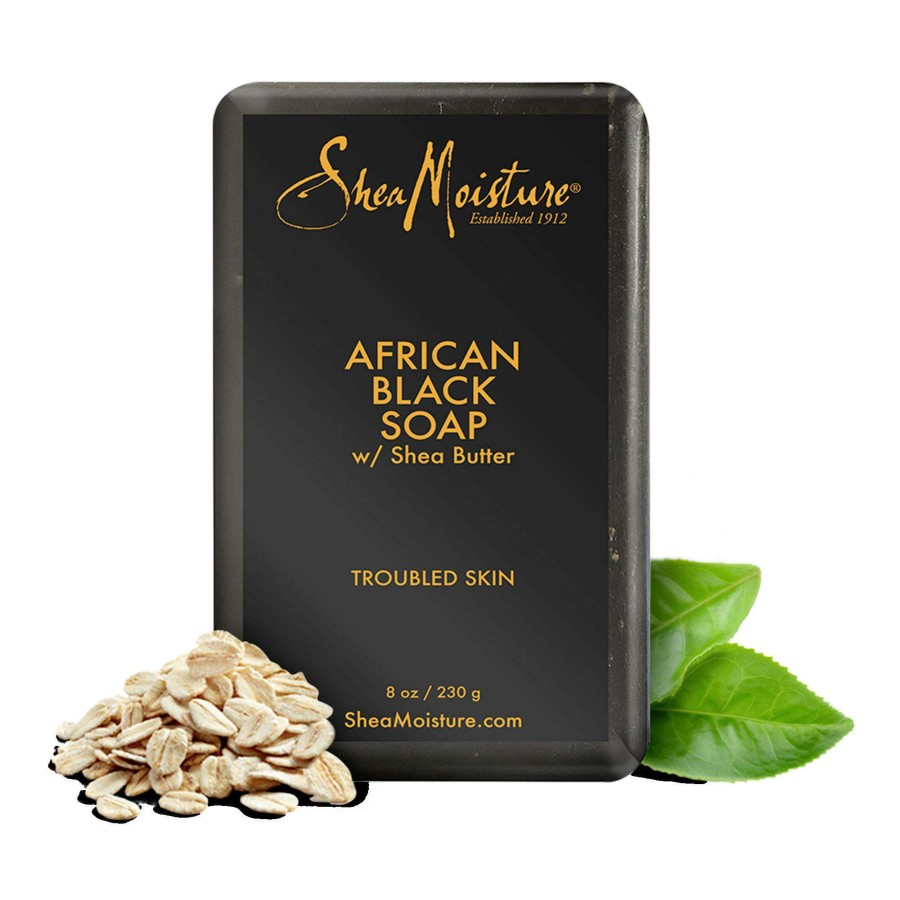 Treatment & Serums * | African Black Soap Bar Soap Sheamoisture Unique