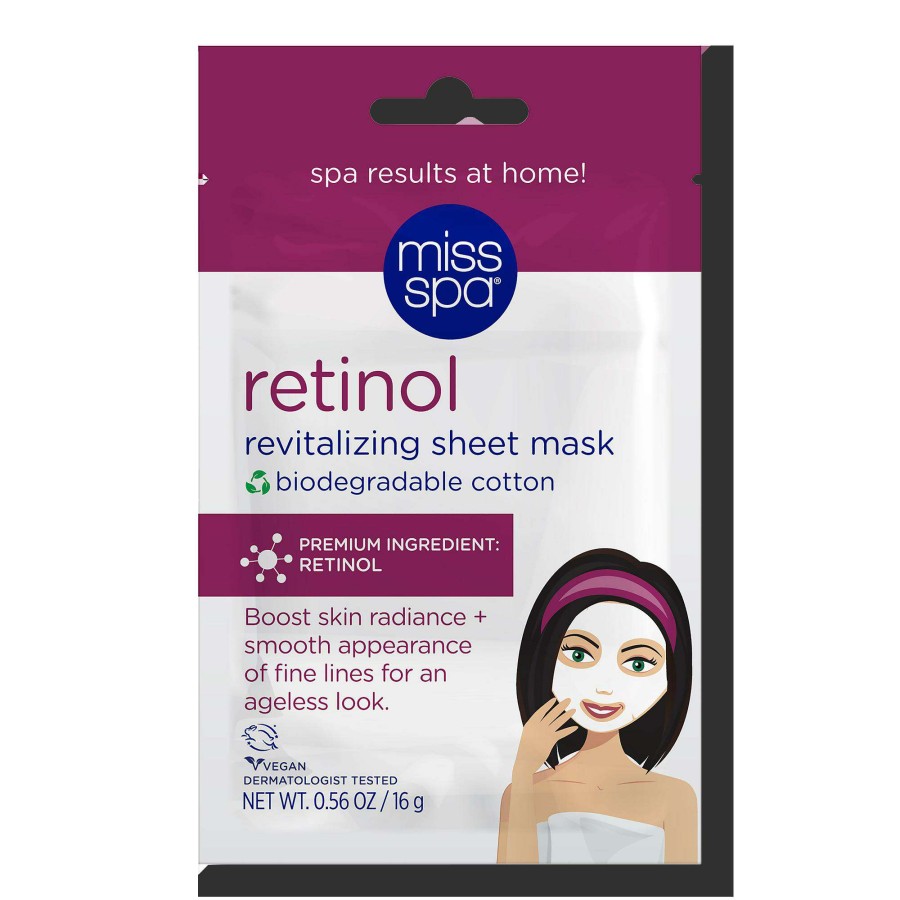 Treatment & Serums * | Retinol Revitalizing Sheet Mask Miss Spa Best Price