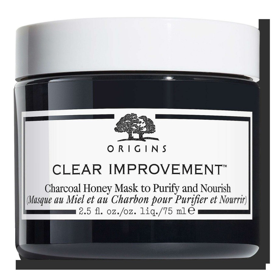 Treatment & Serums * | Clear Improvement Charcoal Honey Mask To Purify & Nourish Origins Lower Prices