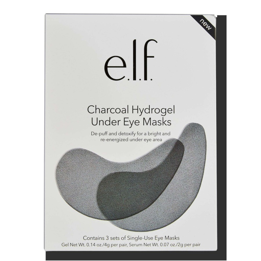 Eye Treatments * | Charcoal Hydrogel Under Eye Masks E.L.F. Cosmetics Official