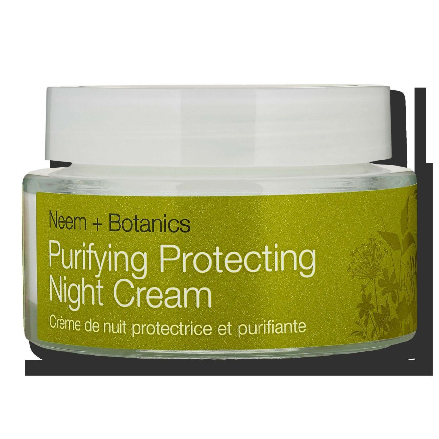 Moisturizers * | Purifying Protective Neem & Tea Tree Night Cream Urban Veda High Quality