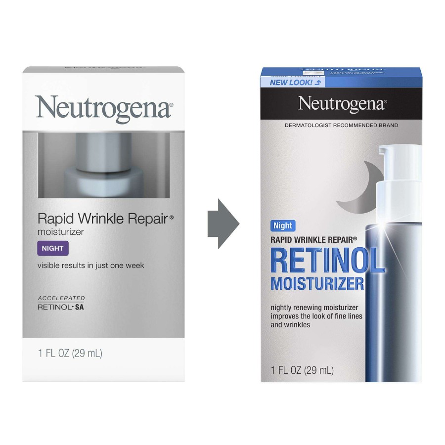 Moisturizers * | Rapid Wrinkle Repair Night Moisturizer Neutrogena Sale Online