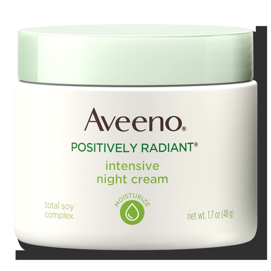 Moisturizers * | Positively Radiant Night Cream Aveeno Clearance Sale