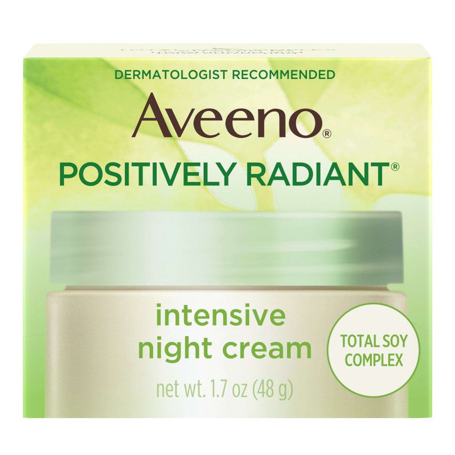 Moisturizers * | Positively Radiant Night Cream Aveeno Clearance Sale