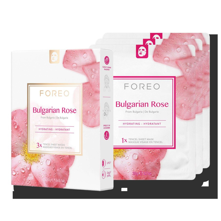 Treatment & Serums * | Bulgarian Rose Farm To Face Sheet Mask Foreo Best Quality