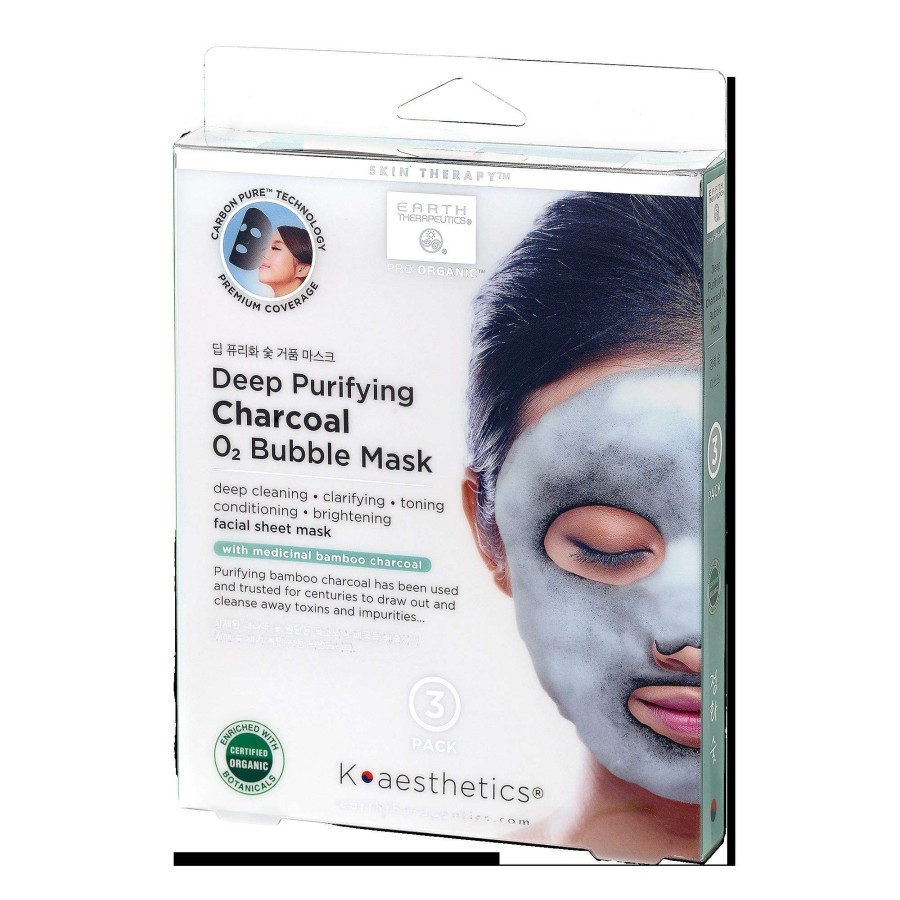 Treatment & Serums * | Deep Purifying Charcoal Bubble Mask Earth Therapeutics High Quality