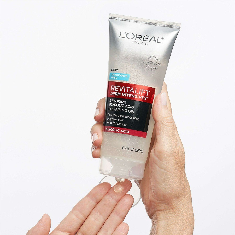 Cleansers * | Revitalift Derm Intensives 3.5% Glycolic Acid Cleansing Gel L'Oreal Cheap Online