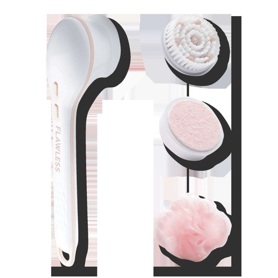 Skincare Tools * | Cleanse Spa Shower Wand Flawless By Finishing Touch Discount