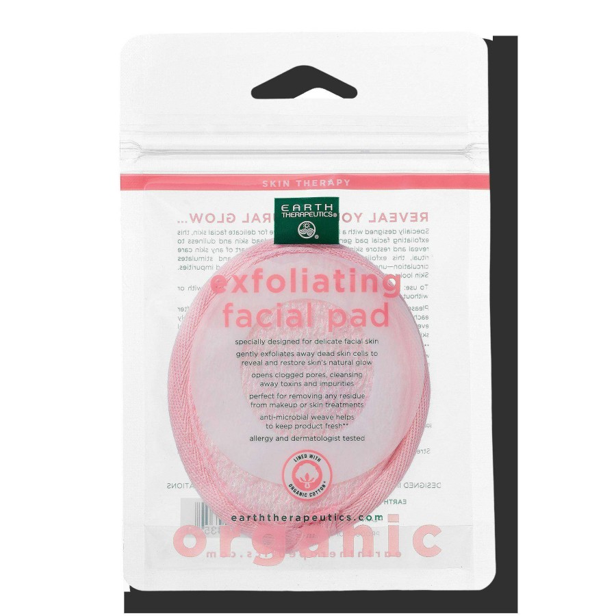 Cleansers * | Exfoliating Facial Pad Earth Therapeutics Sale Online