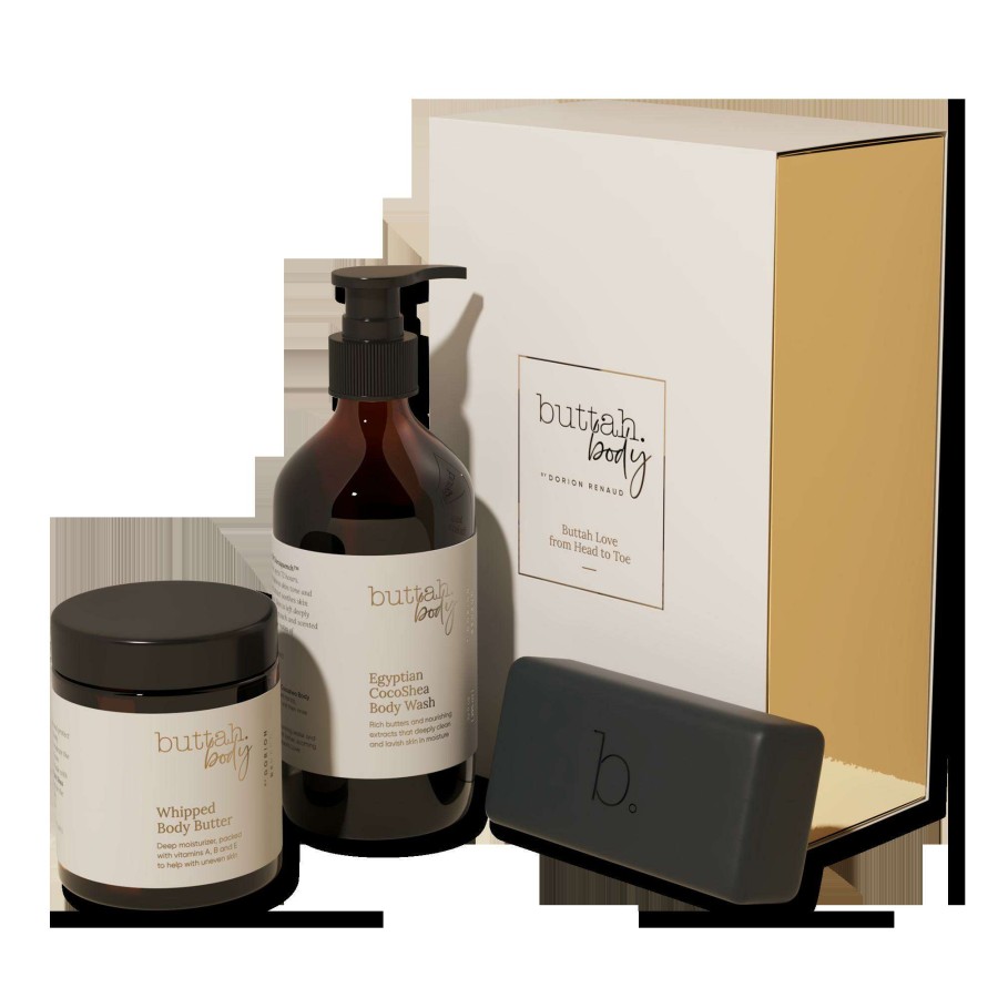 Skin Care * | Body Trio Kit Black Gold Buttah Skin Special Offers