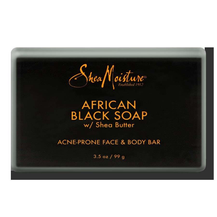 Cleansers * | African Black Soap Face And Body Bar Sheamoisture Lower Prices