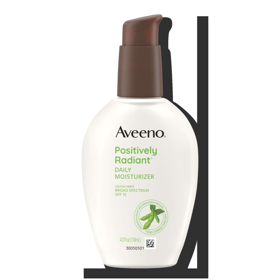 Moisturizers * | Aveeno Positively Radiant Daily Face Moisturizer With Spf 15 Discount Sale