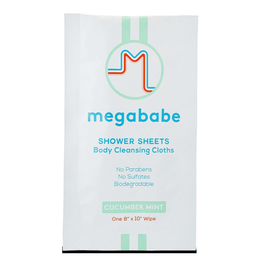 Cleansers * | Cucumber Mint Shower Sheets Megababe Official