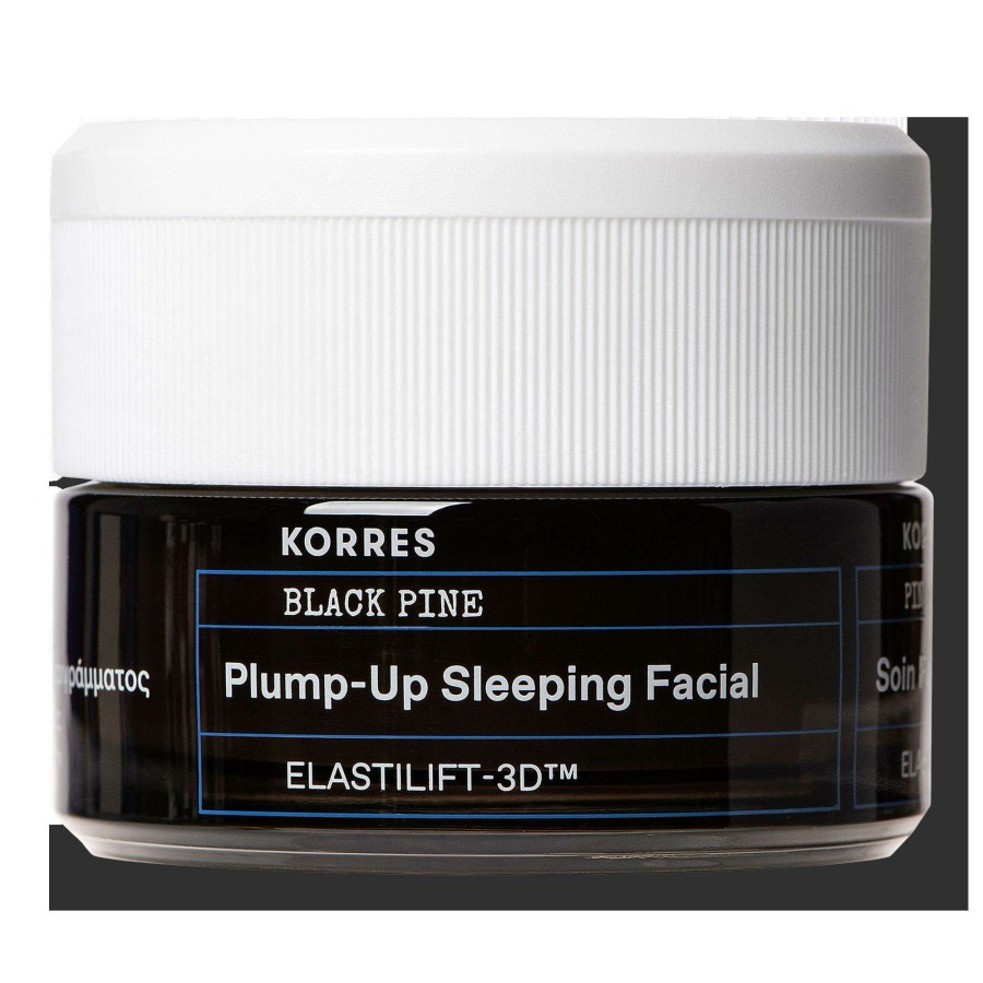 Moisturizers * | Black Pine Plump-Up Sleeping Facial Korres Special Offers