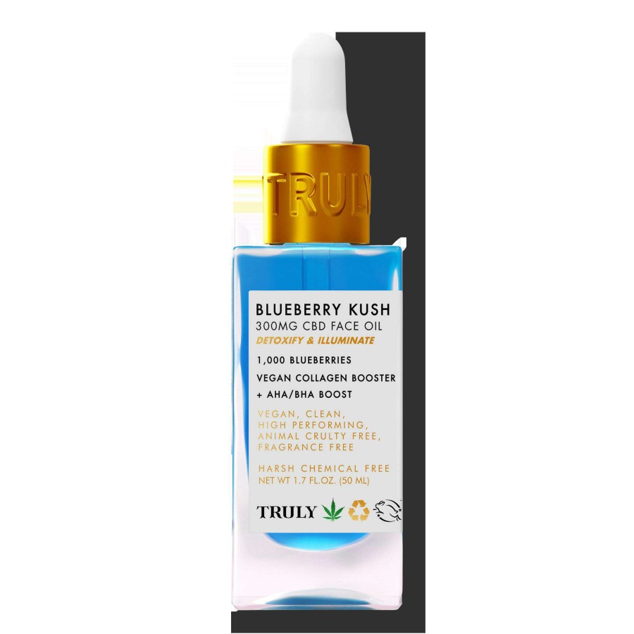 Moisturizers * | Blueberry Kush Cbd Face Oil Truly Classical