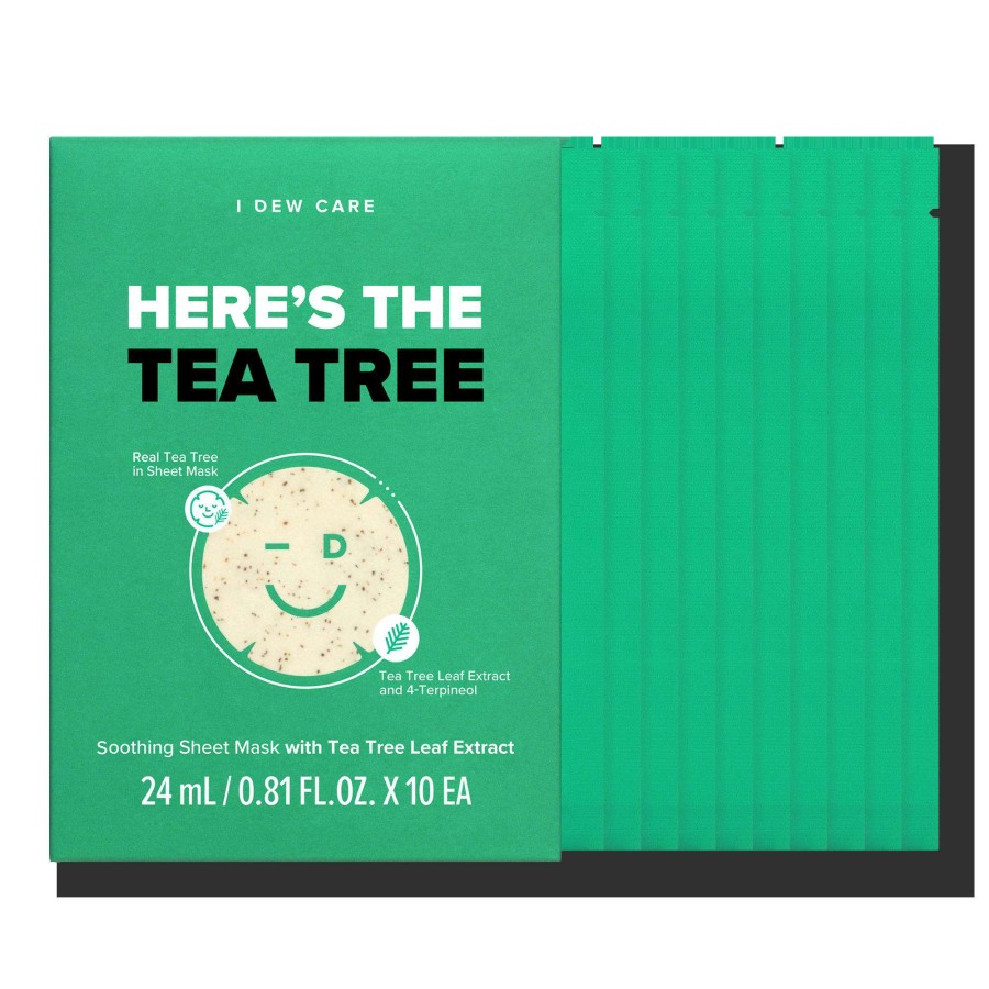 Skin Care * | Here'S The Tea Tree Soothing Tea Tree Sheet Mask I Dew Care Best Price