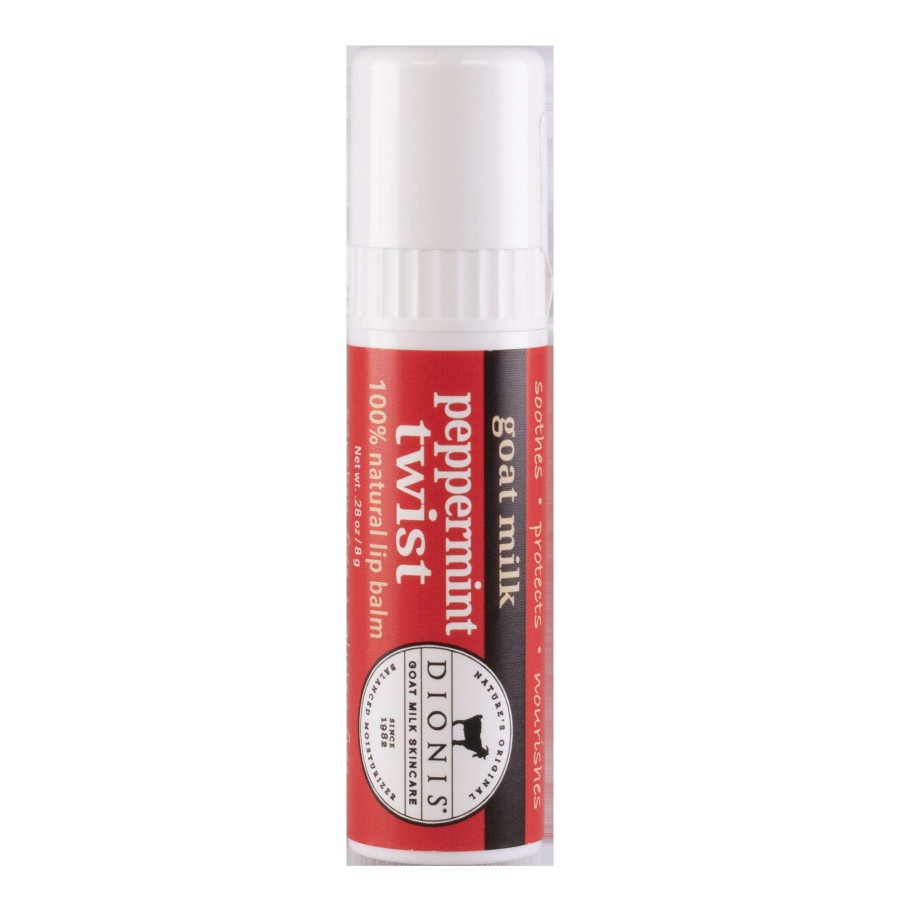 Moisturizers * | Peppermint Twist Goat Milk Lip Balm Dionis Special Offers