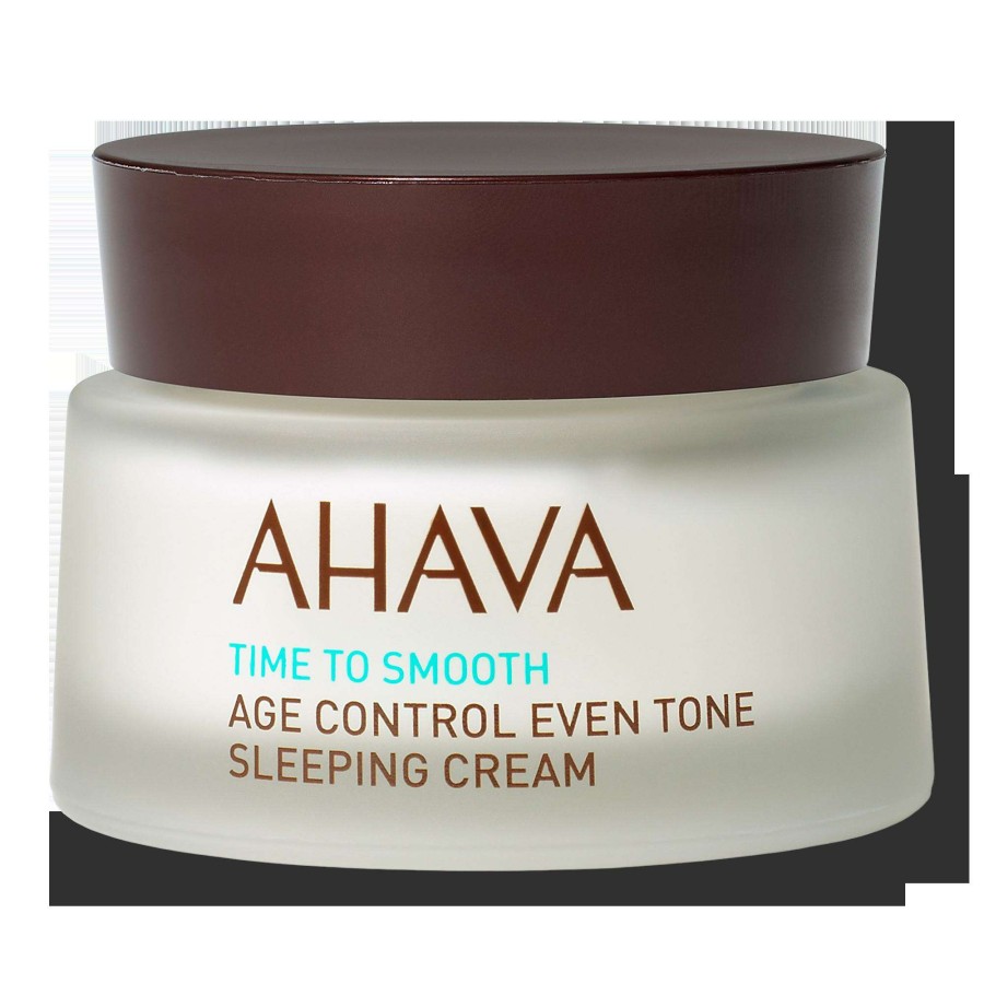 Moisturizers * | Time To Smooth Age Control Sleeping Cream Ahava Bestsellers