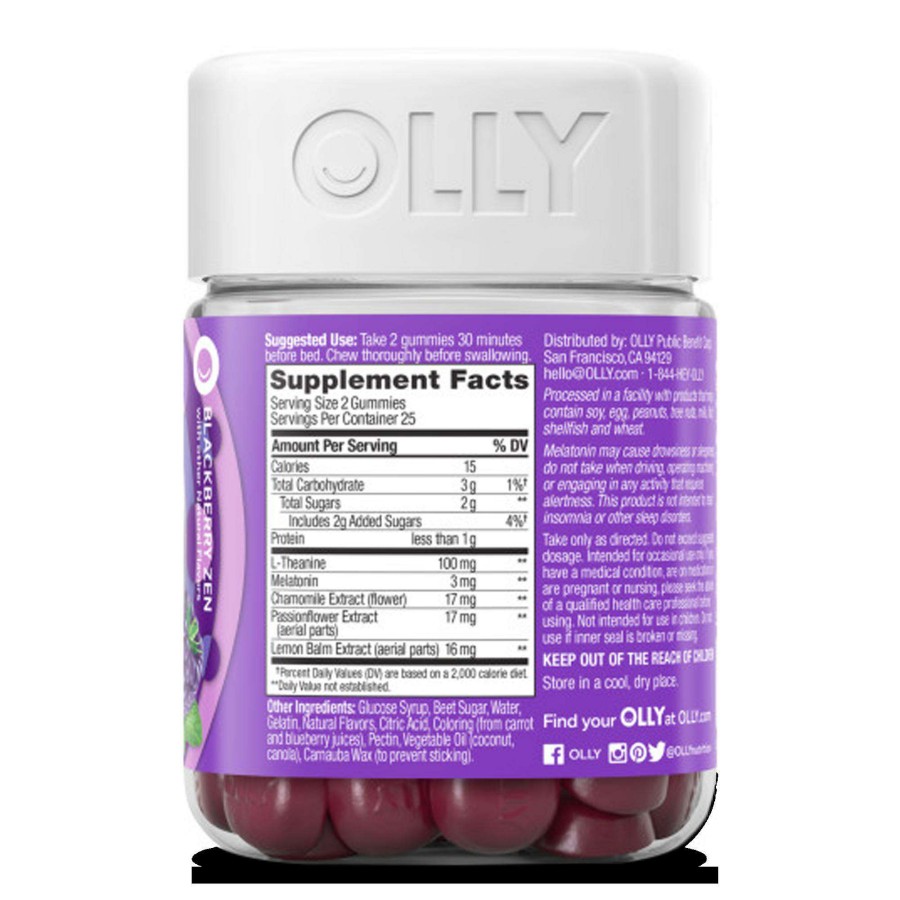 Skin Care * | Sleep Support Gummy With Melatonin Olly Sale Online