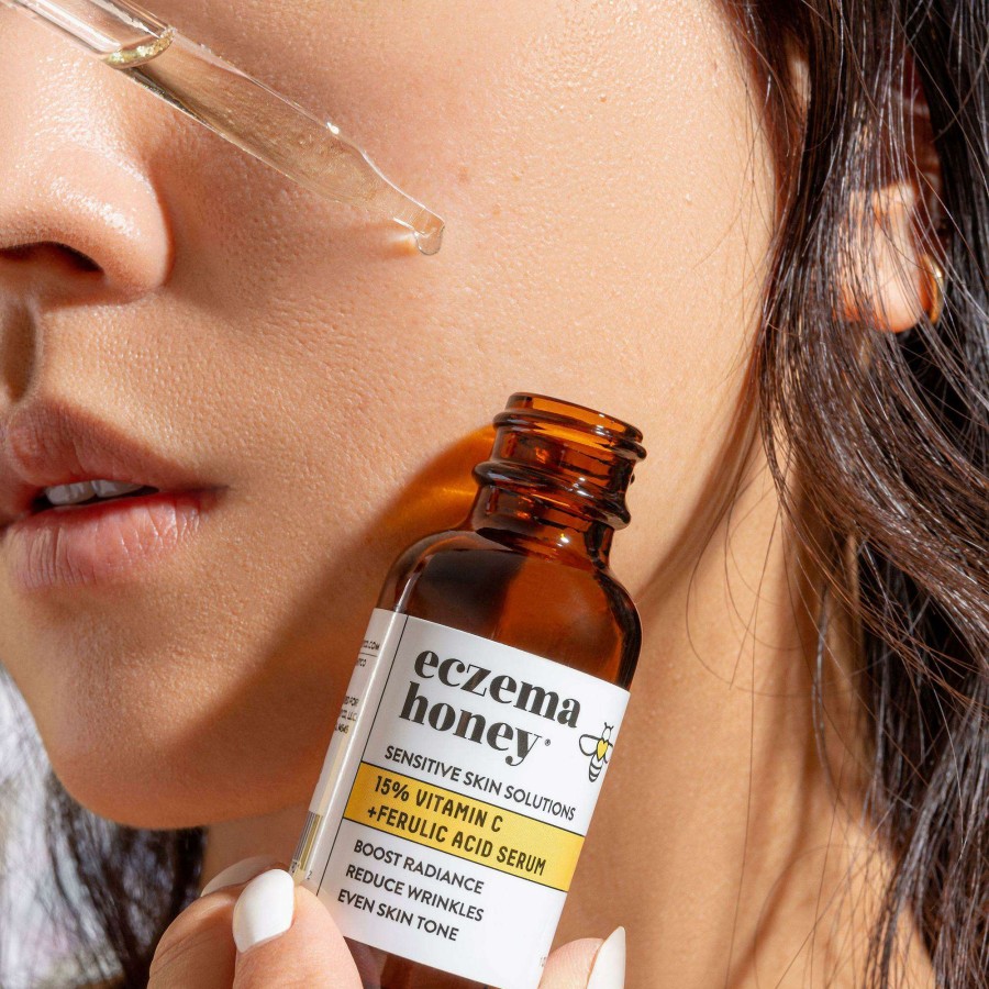 Treatment & Serums * | 15% Vitamin C + Ferulic Acid Serum Eczema Honey Discount