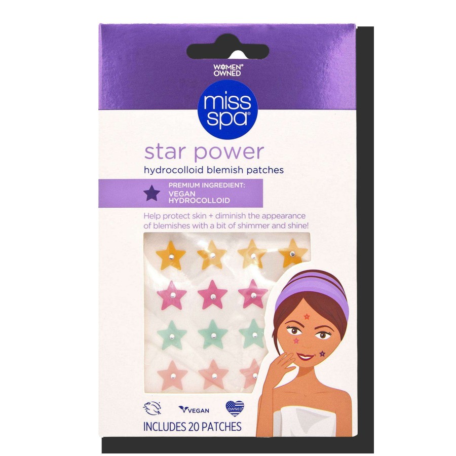 Treatment & Serums * | Star Power Hydrocolloid Blemish Patches Miss Spa Cheap Online