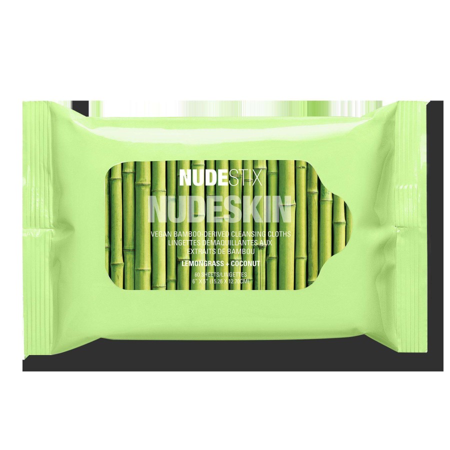 Cleansers * | Nudeskin Vegan Bamboo Cleansing Cloths Nudestix Special Offers