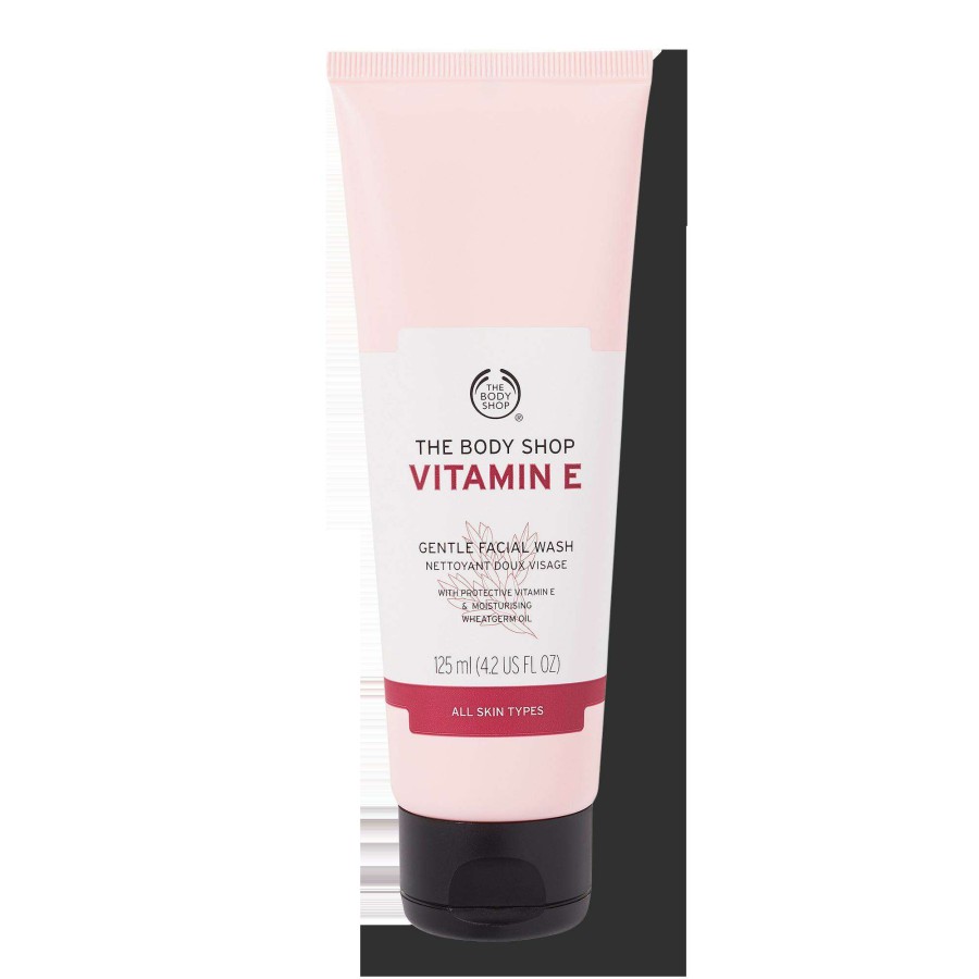 Cleansers * | Vitamin E Gentle Facial Wash The Body Shop Discount Sale