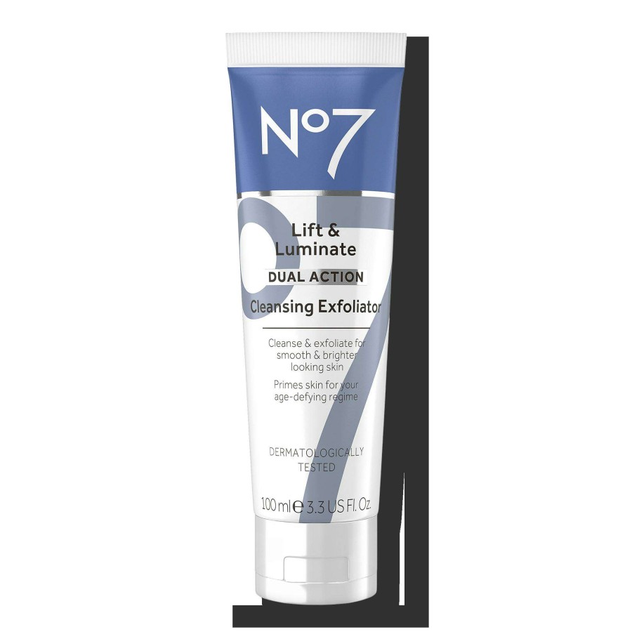 Cleansers * | Lift & Luminate Dual Action Cleansing Exfoliator No7 Cheap Online