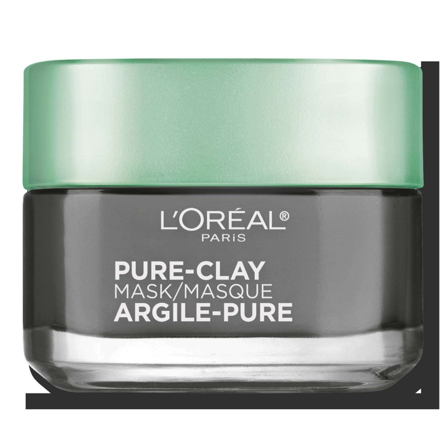 Treatment & Serums * | Detox & Brighten Clay Mask L'Oreal Discount Sale