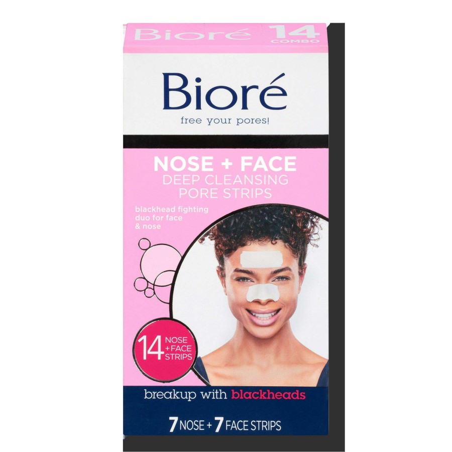 Treatment & Serums * | Combo Pack Deep Cleansing Pore Strips Biore Lower Prices