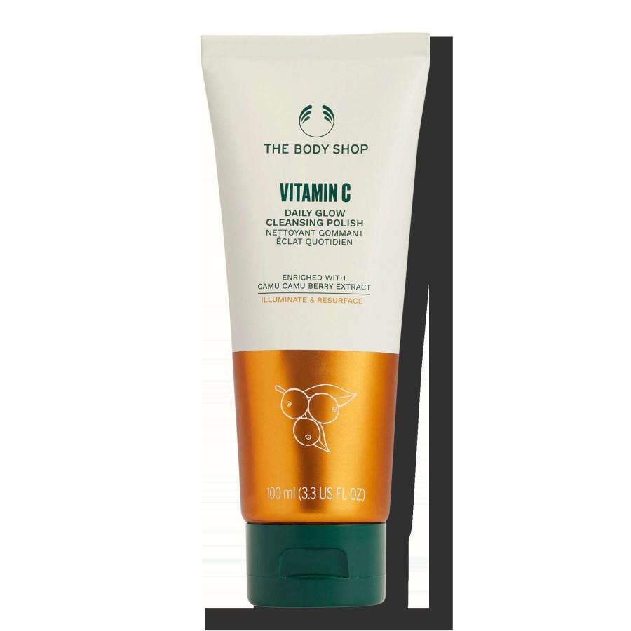 Cleansers * | Vitamin C Glow Cleansing Polish The Body Shop Lower Prices