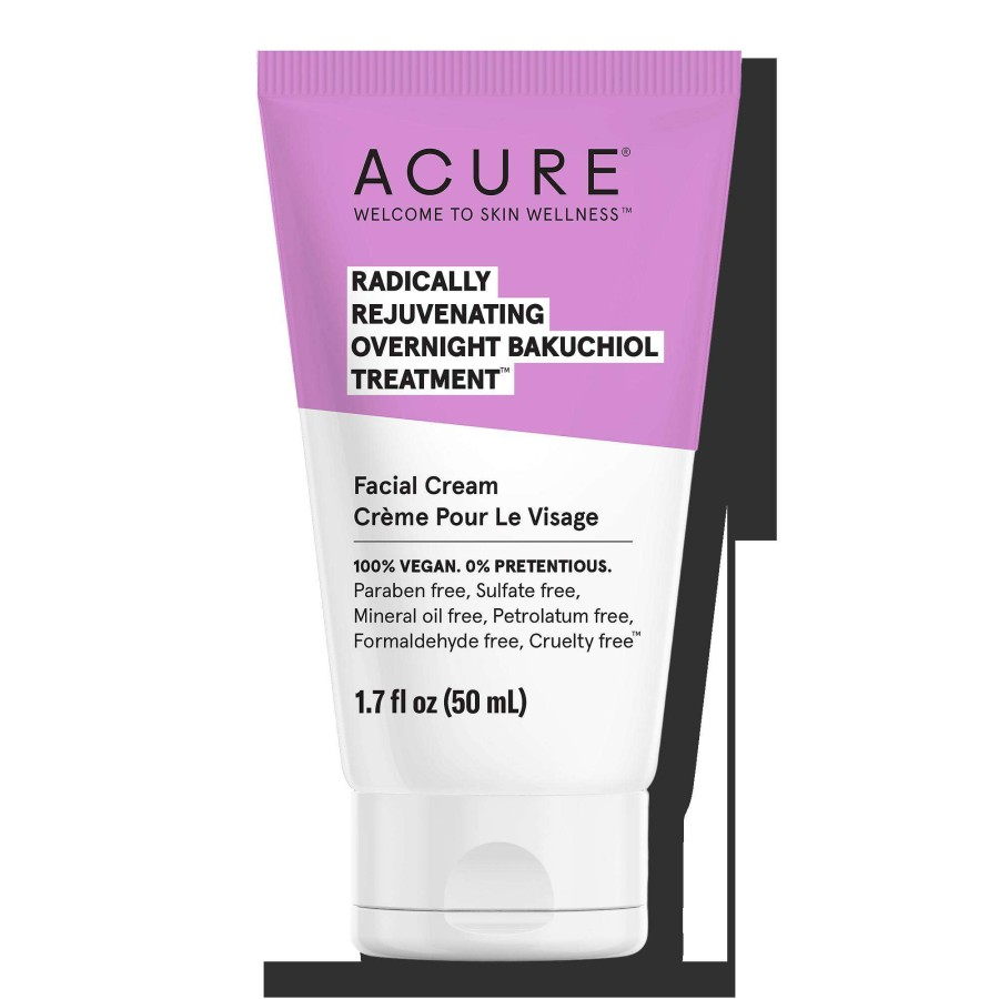 Moisturizers * | Radically Rejuvenating Bakuchiol Overnight Treatment Acure Lower Prices