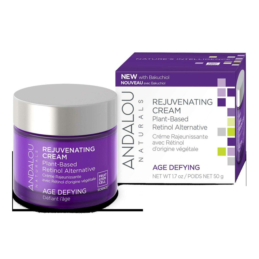 Moisturizers * | Age Defying Rejuvenating Plant Based Retinol Alternative Cream Andalou Naturals High Quality