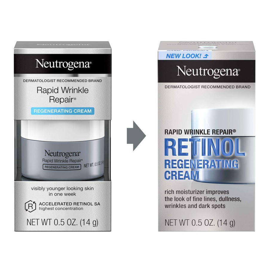 Moisturizers * | Travel Size Rapid Wrinkle Repair Regenerating Cream Neutrogena Clearance Sale