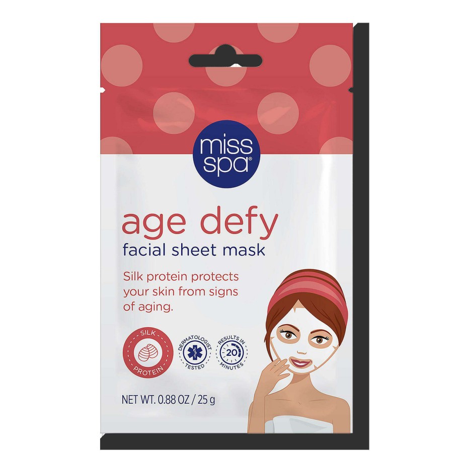 Treatment & Serums * | Age Defy Facial Sheet Mask Miss Spa Lower Prices