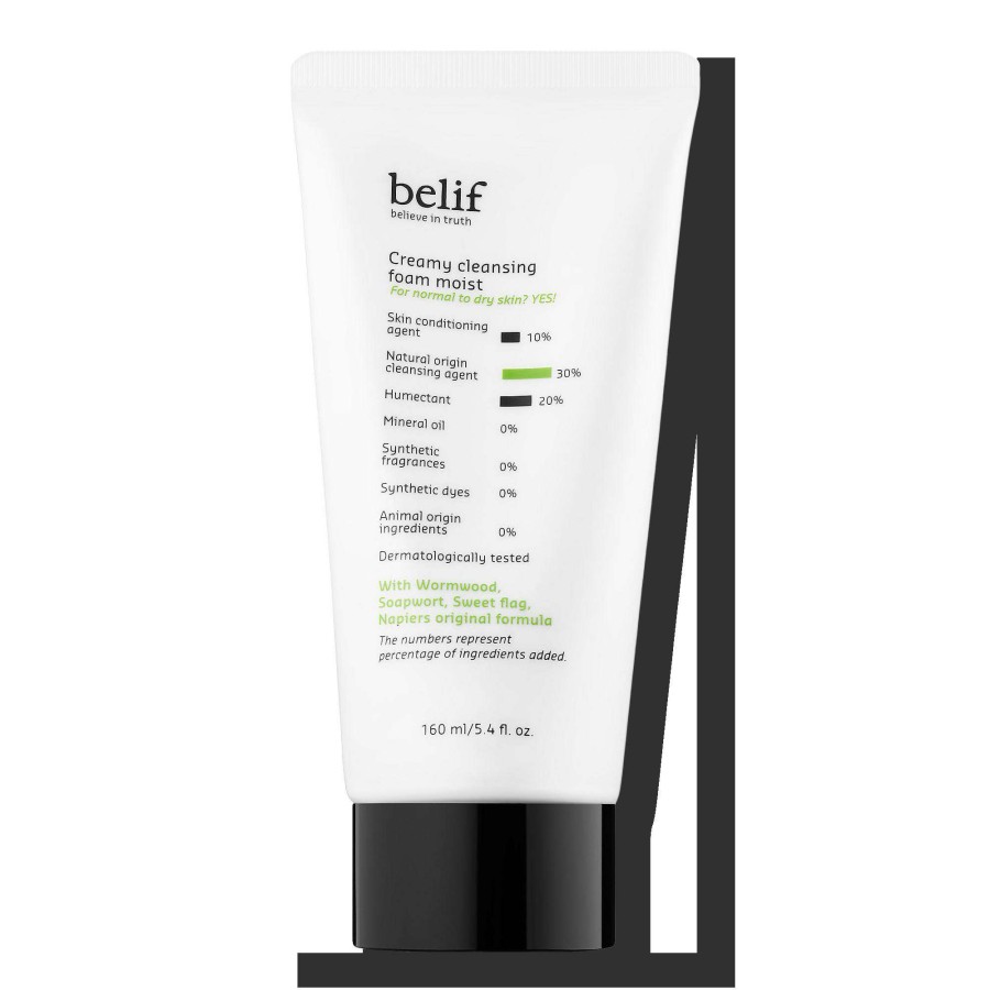 Skin Care * | Creamy Cleansing Foam Moist Belif Special Offers