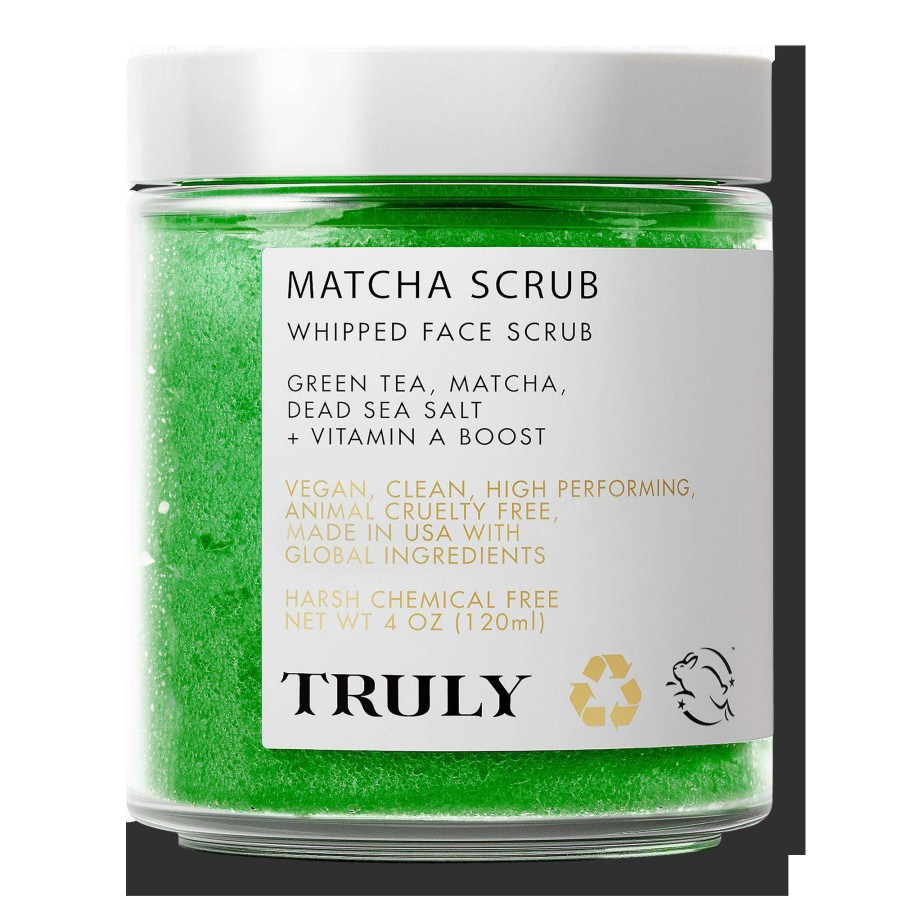 Cleansers * | Matcha Scrub Whipped Face Scrub Truly Special Offers