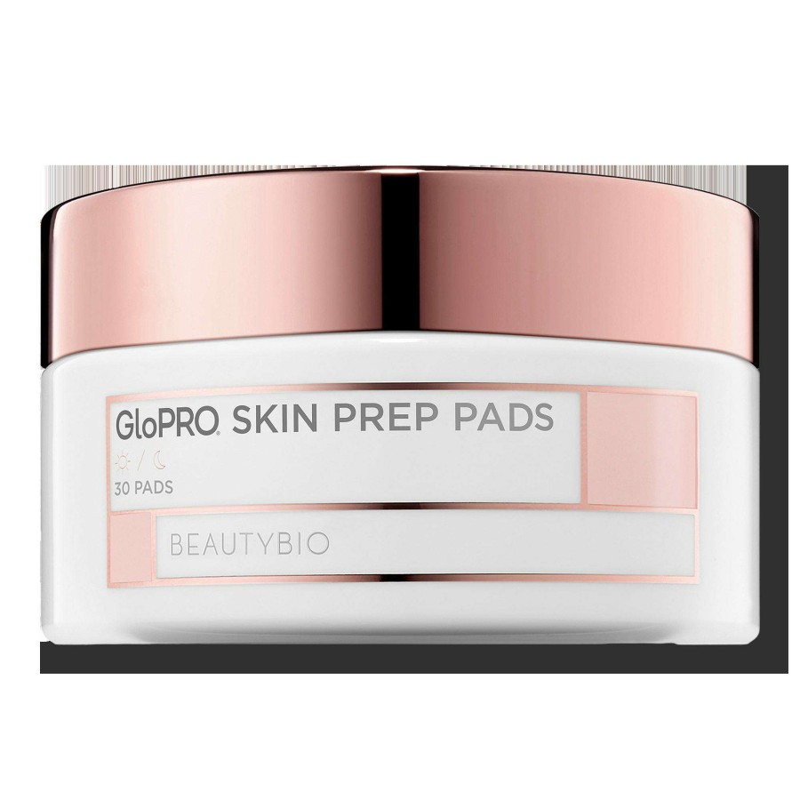 Cleansers * | Glopro Skin Prep Pads Clarifying Skin Cleansing Wipes With Peptides Beautybio Best Quality