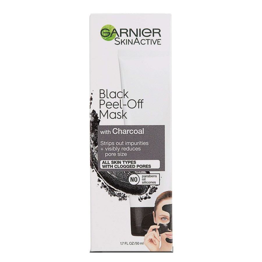 Treatment & Serums * | Skinactive Black Peel-Off Mask With Charcoal Garnier Sale Online