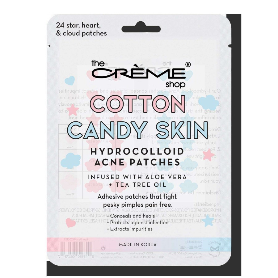 Treatment & Serums * | Cotton Candy Skin Hydrocolloid Acne Patches The Creme Shop Lower Prices