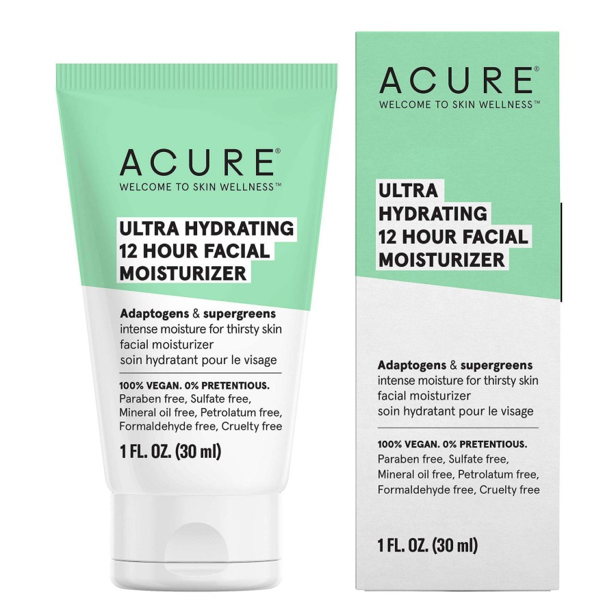 Moisturizers * | Ultra Hydrating 12 Hour Facial Moisturizer Acure Bestsellers