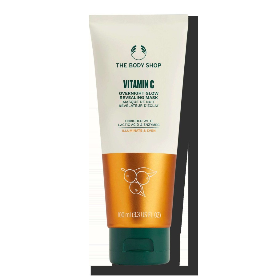 Treatment & Serums * | Vitamin C Overnight Glow Revealing Mask The Body Shop Sale Online