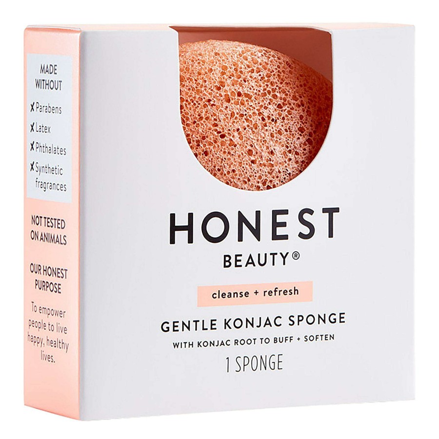 Skincare Tools * | Gentle Konjac Sponge Honest Beauty Best Price